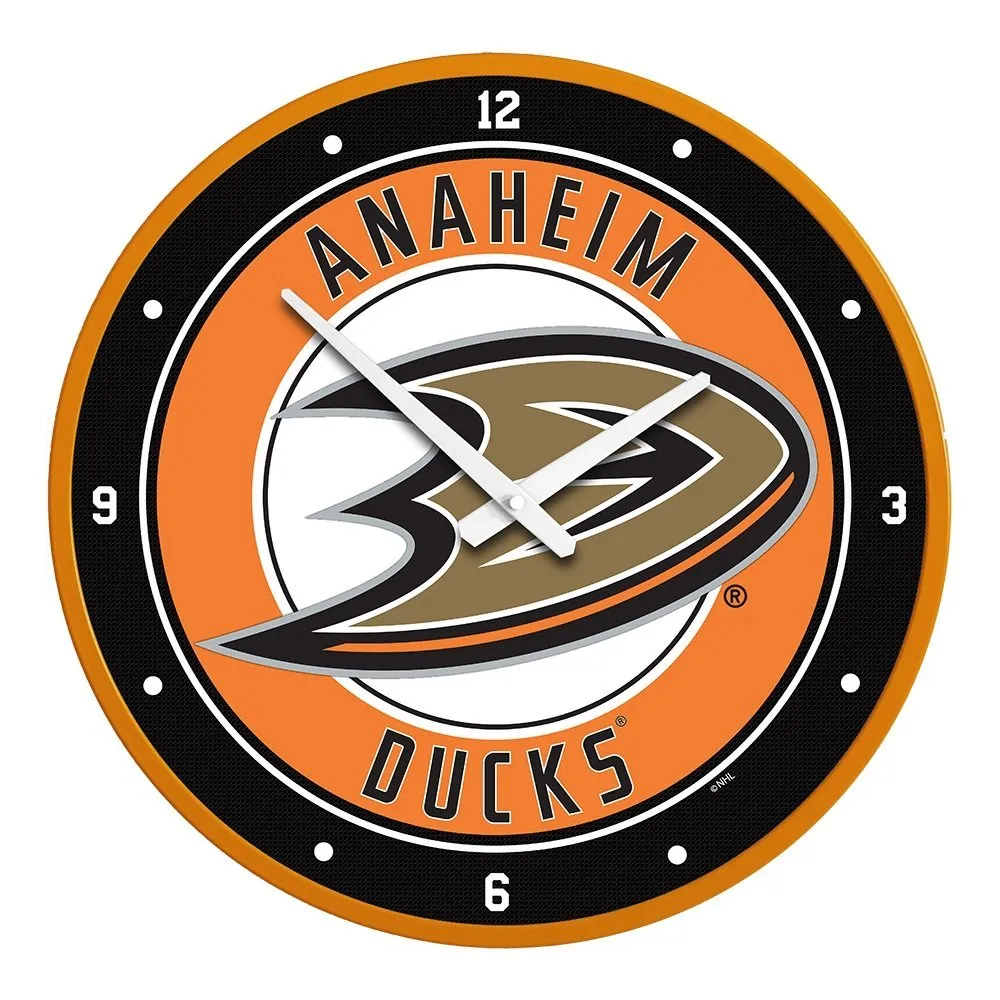 Anaheim Ducks: Modern Disc Wall Clock