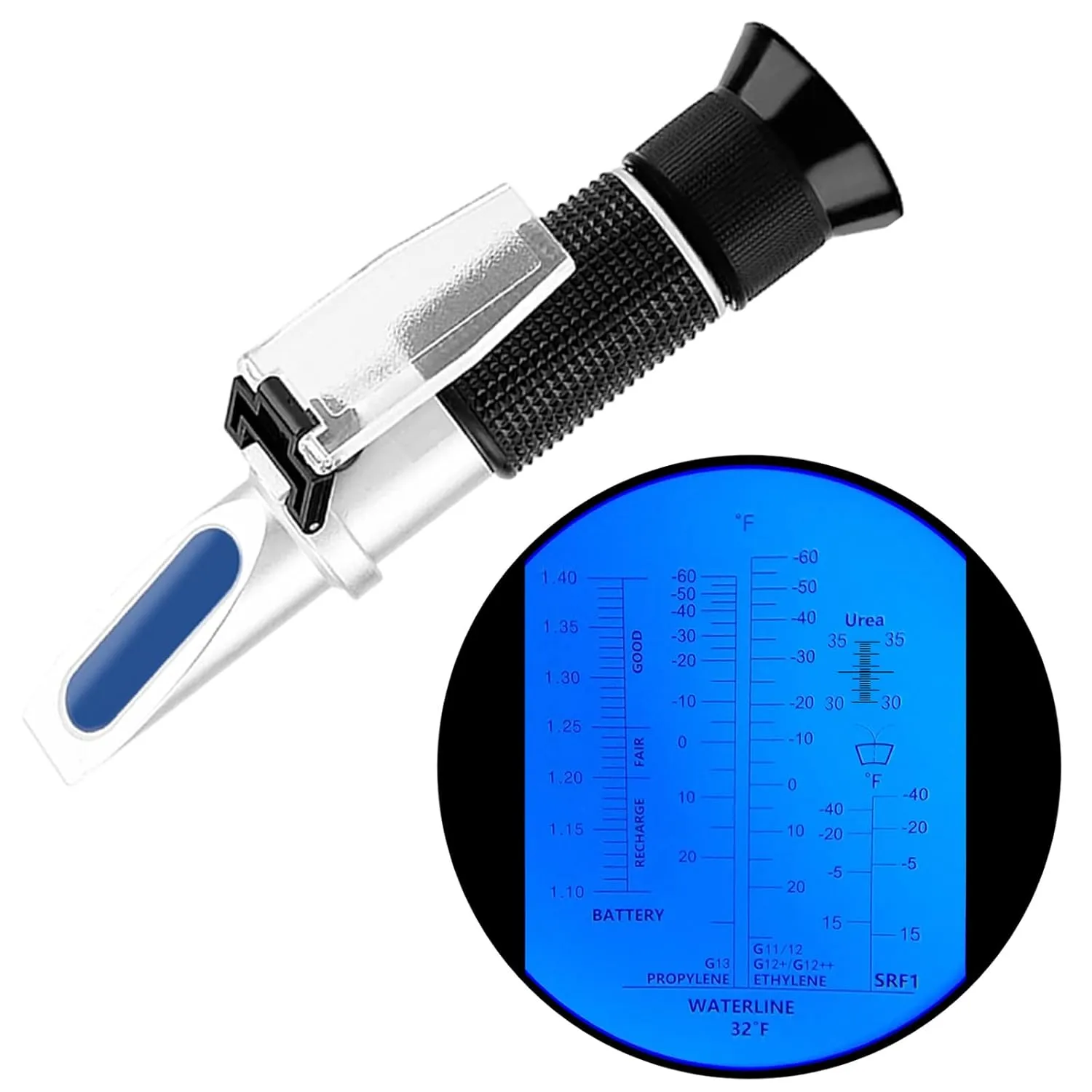 Antifreeze Refractometer in Fahrenheit Coolant Refractometer 4 in 1 Antifreeze