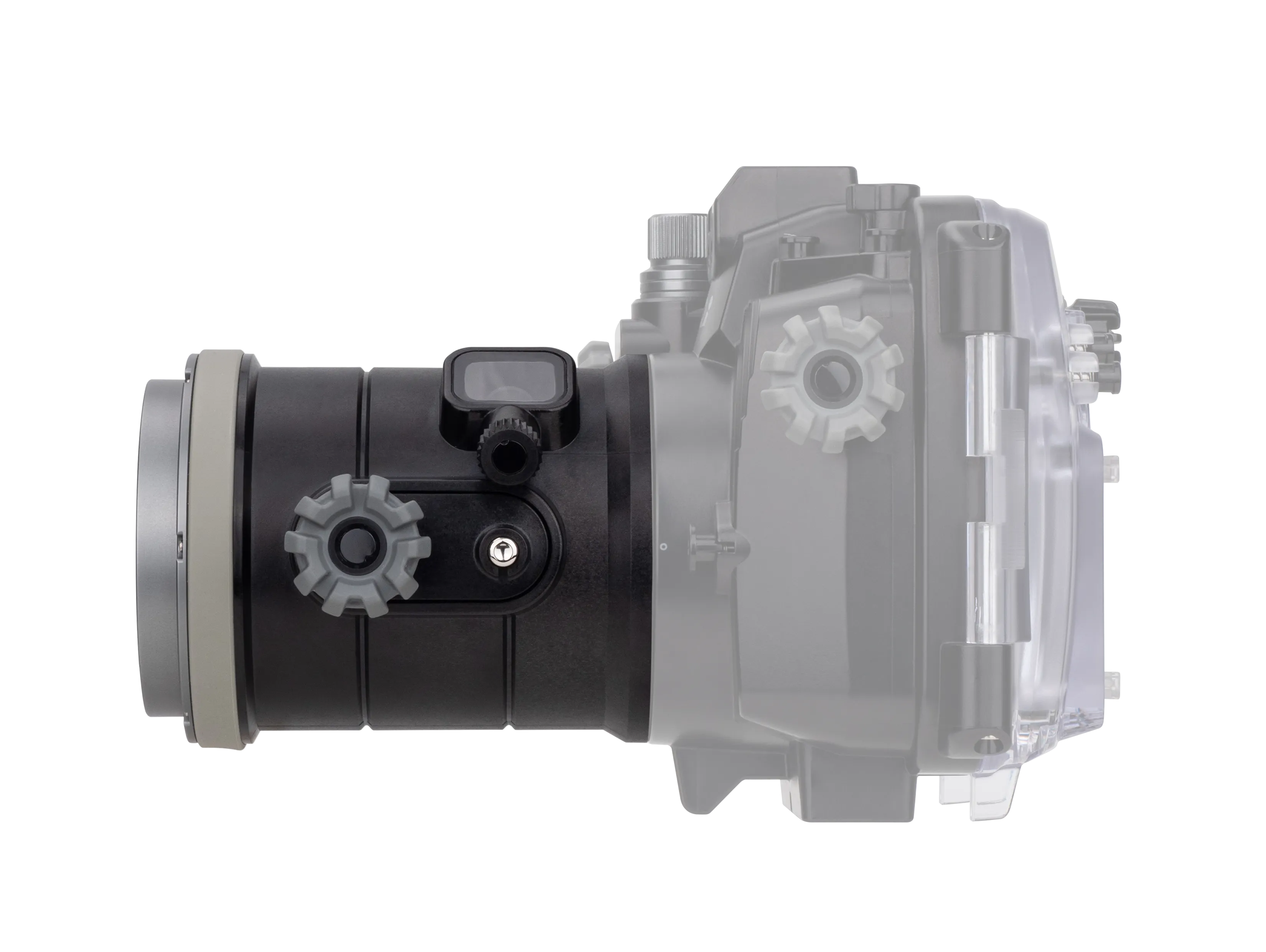 AOI Flat Port for PEN Mount Housing - ED 90mm Macro PRO Lens (FLP-09)