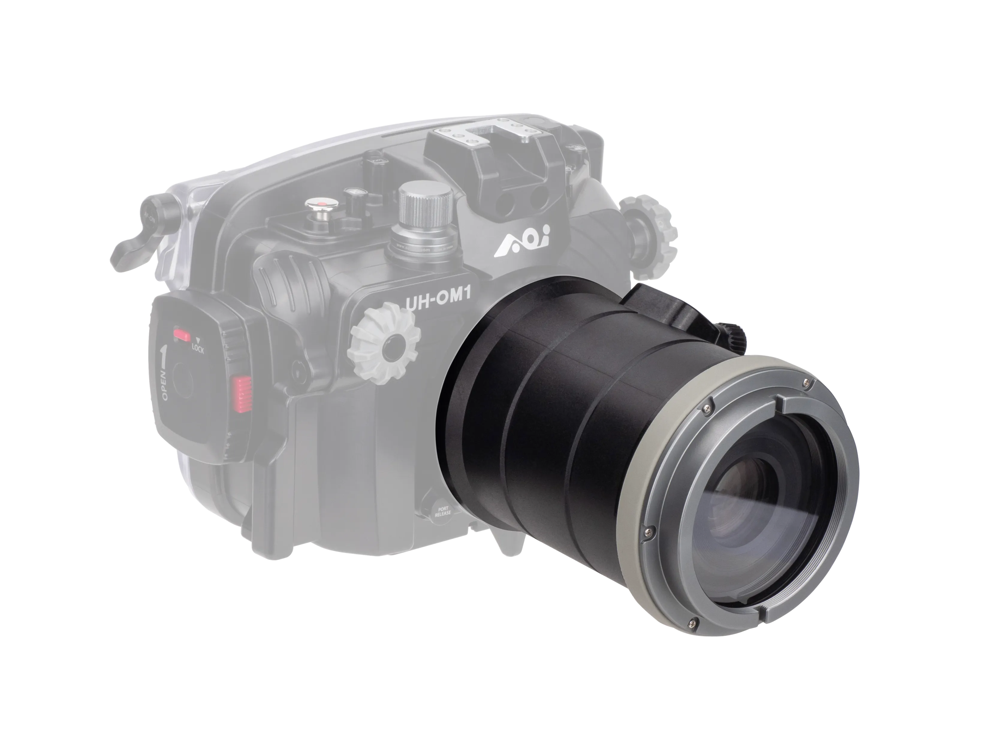 AOI Flat Port for PEN Mount Housing - ED 90mm Macro PRO Lens (FLP-09)