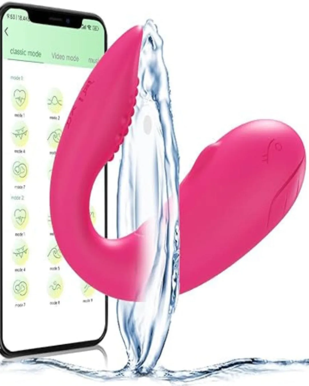 App Controlled Egg - Bluetooth G-Spot & Clitoral Dual Stimulator - Discreet Design for Ultimate Pleasure