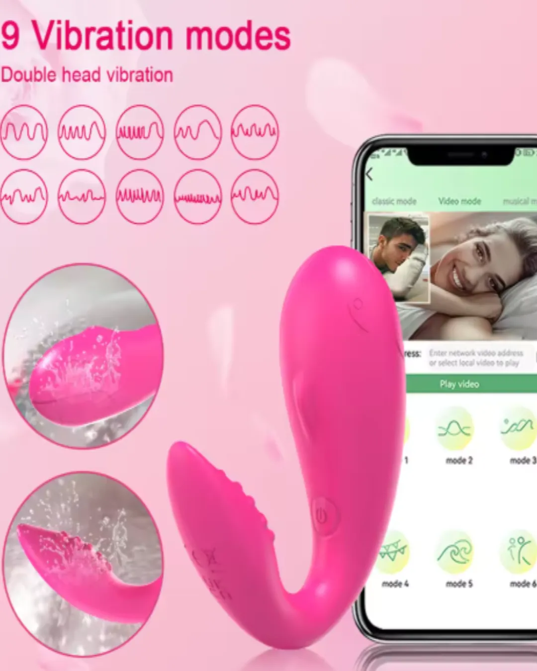 App Controlled Egg - Bluetooth G-Spot & Clitoral Dual Stimulator - Discreet Design for Ultimate Pleasure
