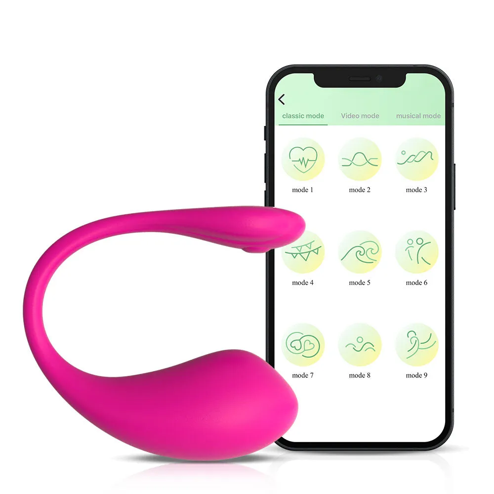 App Controlled Rechargeable Love Egg Vibrator