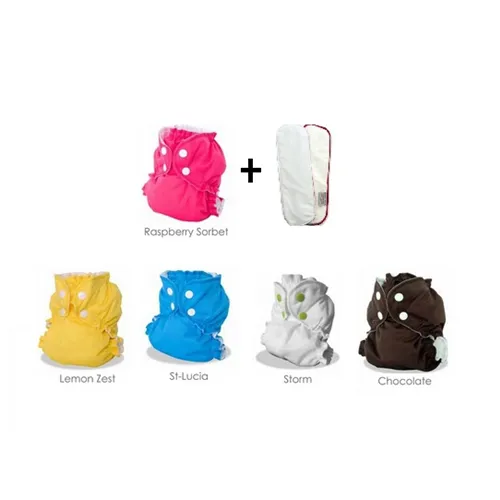 AppleCheeks Little Bundle with Stay Dry Microterry Insert - Size 2
