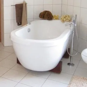 Aquatica AdoreMe 75" x 35" Freestanding Hybrid Acrylic-Composite Bathtub