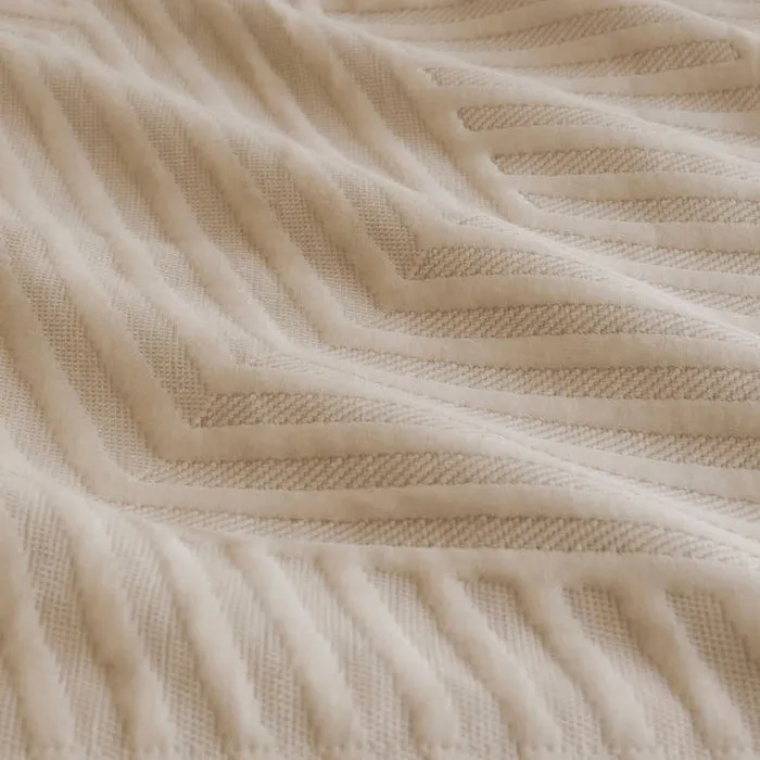 ARDOR BOUDOIR "Alton" JACQUARD LINEN QUILT COVER SET
