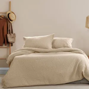 ARDOR BOUDOIR "Alton" JACQUARD LINEN QUILT COVER SET