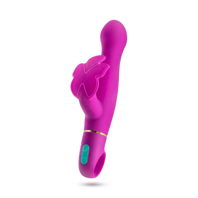 Aria Naughty AF Butterfly Vibrator - Plum