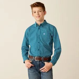Ariat Boys Petey Classic Fit Long Sleeve Shirt 10054073