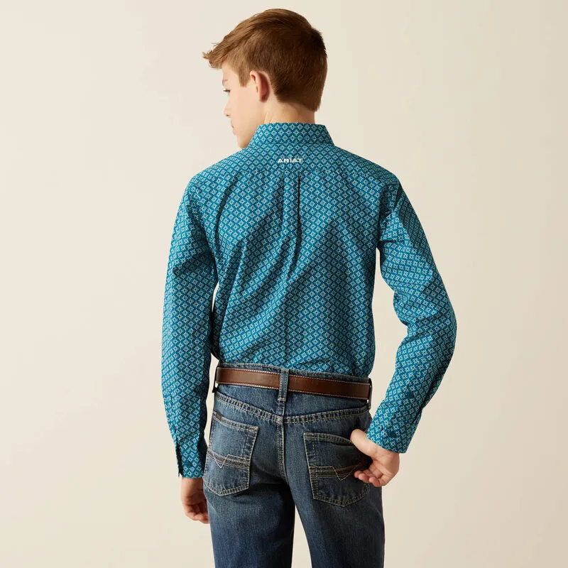 Ariat Boys Petey Classic Fit Long Sleeve Shirt 10054073