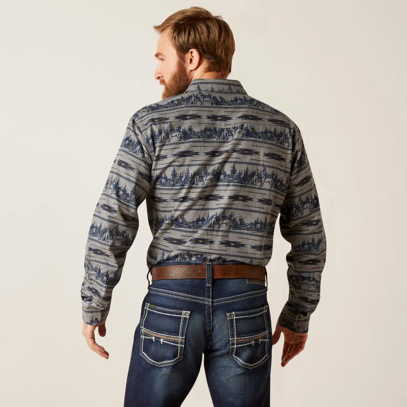 Ariat® Men's "Harlow Retro" Snap Long Sleeve Western Shirt