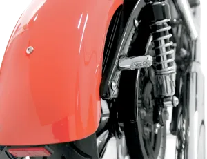 Arlen Ness 12-743 Direct Bolt-On Rear Turn Signals with Power LED - Chrome - Amber LED