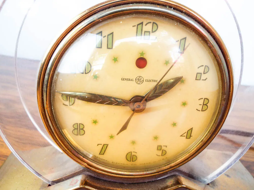 Art Deco General Electric GE Rapture Mantle Clock