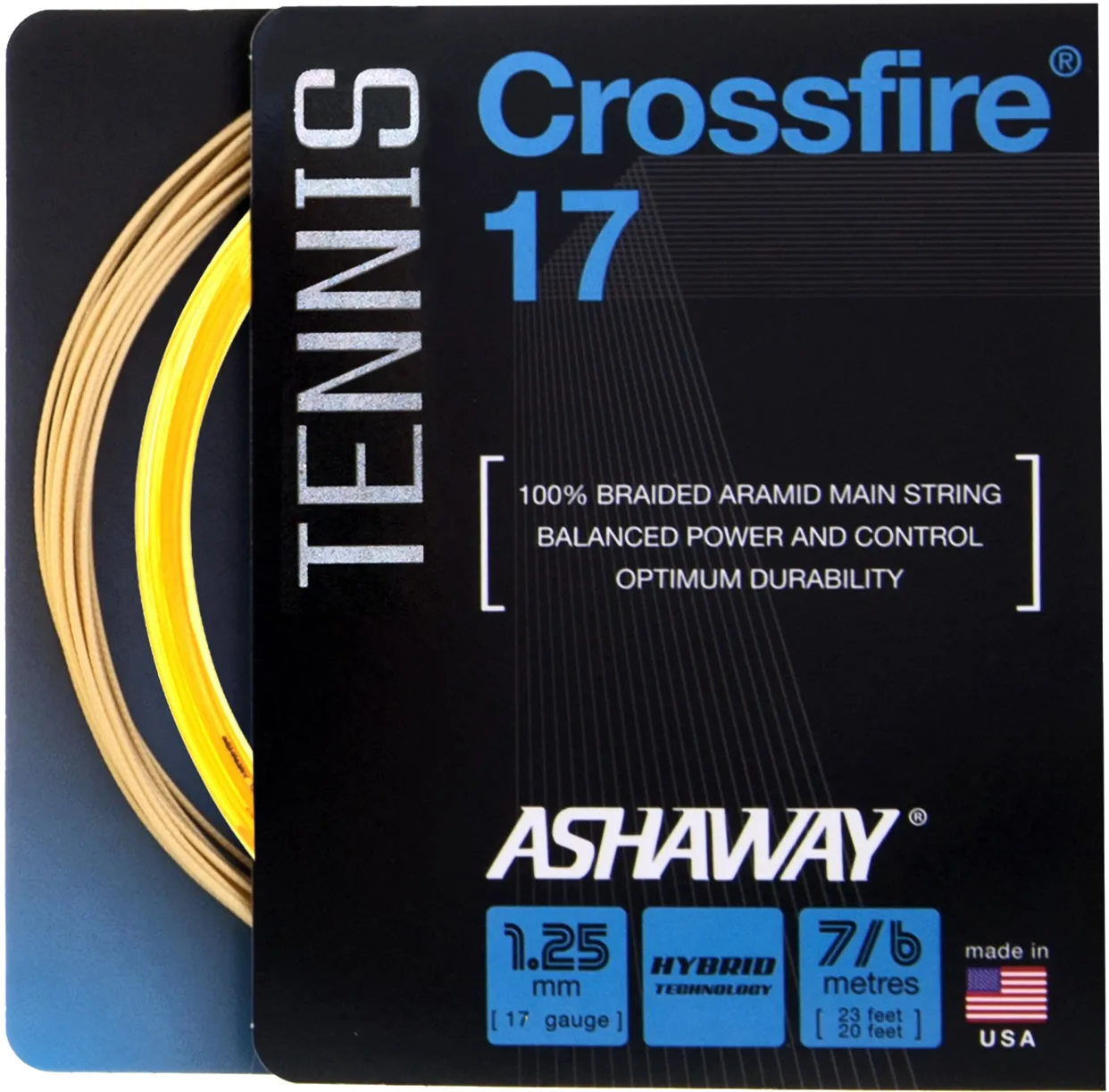 Ashaway Crossfire 17 1.25mm - Natural ( $34.00)