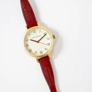 Ashland Watch in Scarlet
