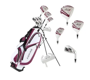 Aspire X1 9 Club Complete Womens Golf Set Purple