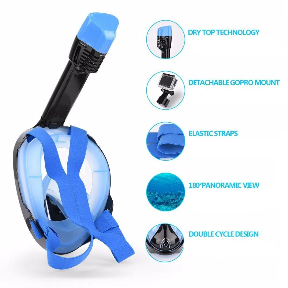 Atlantis Panoramic Snorkeling Mask