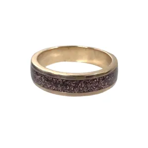 Atocha Copper - Custom Ring created with 14k Gold and Atocha Copper Inlay.