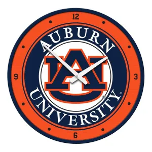 Auburn Tigers: Modern Disc Wall Clock