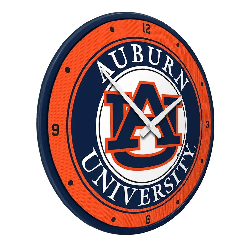 Auburn Tigers: Modern Disc Wall Clock