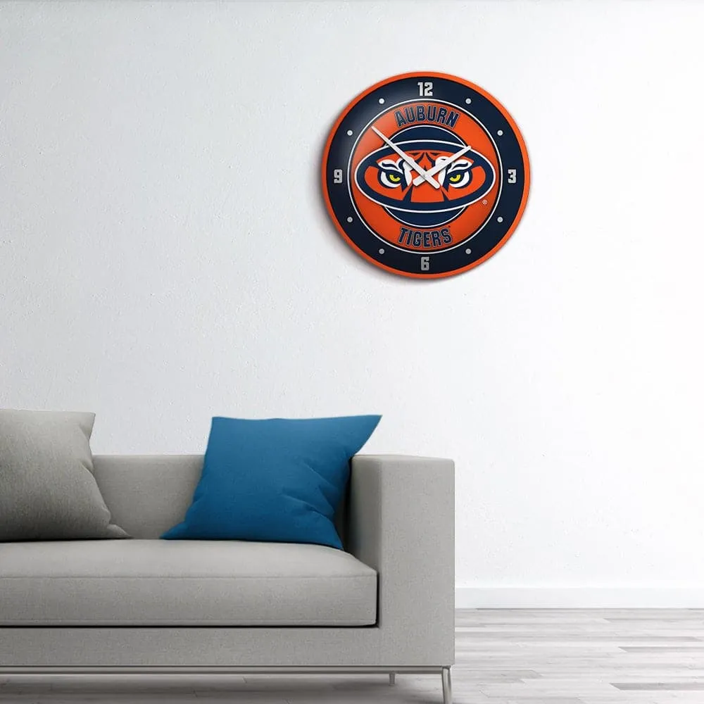 Auburn Tigers: Tiger Eyes -Modern Disc Wall Clock