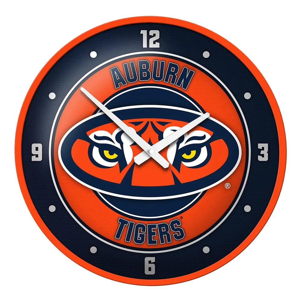 Auburn Tigers: Tiger Eyes -Modern Disc Wall Clock