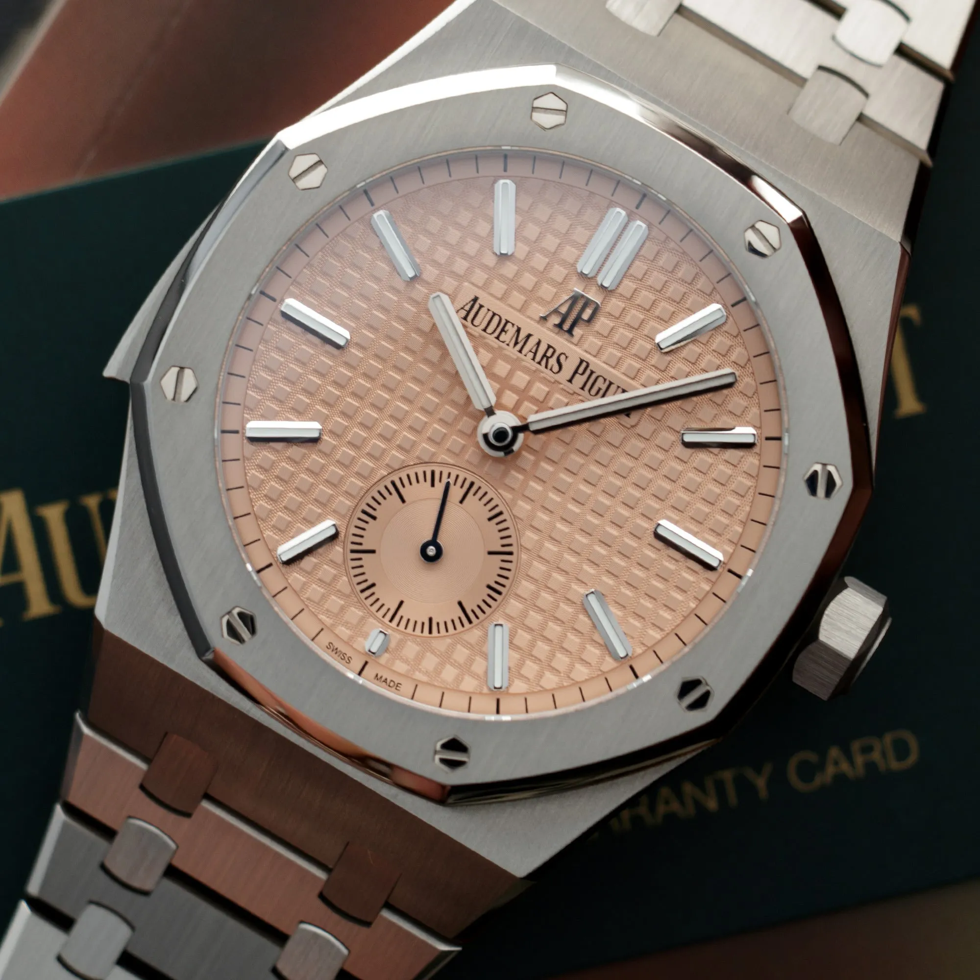 Audemars Piguet Salmon Dial Royal Oak Minute Repeater Supersonnerie Ref. 26591