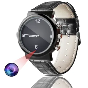 Audio Video Watch Camera Full HD 1080p Motion Detection 12MP Photo 32GB Memory