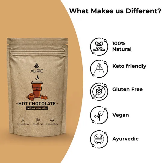 Auric Hot Chocolate with Ashwagandha - 250 GM
