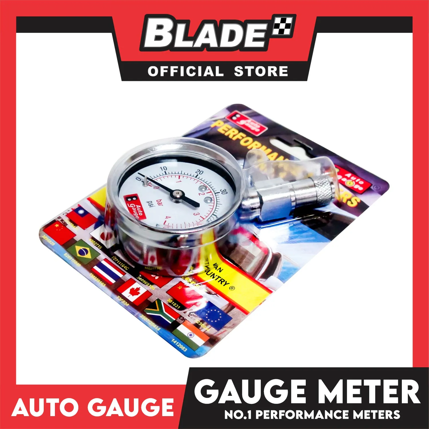 Auto Gauge Tire Pressure Gauge Dial 2 TG050