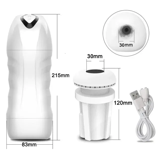 Automatic Suction Masturbator with 10 Levels & 3D Textured Sleeve for Ultimate Pleasure- AEON by Scandals
