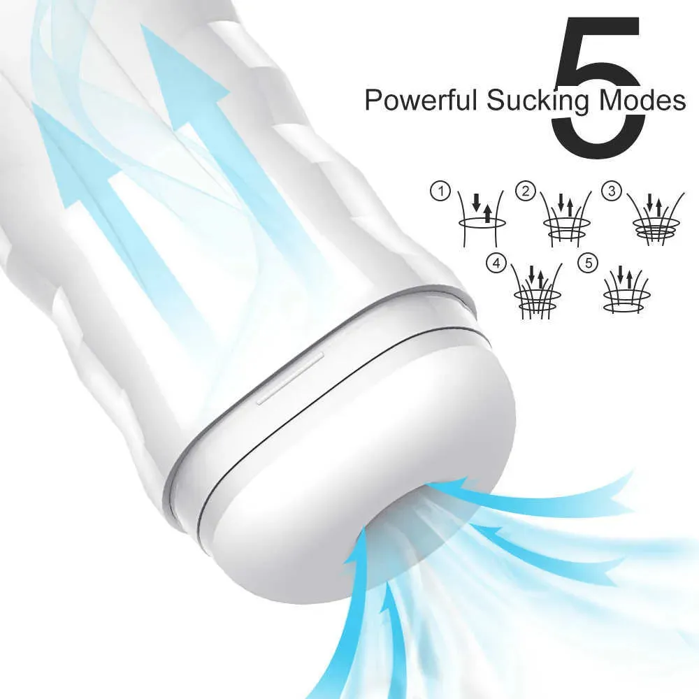 Automatic Suction Masturbator with 10 Levels & 3D Textured Sleeve for Ultimate Pleasure- AEON by Scandals