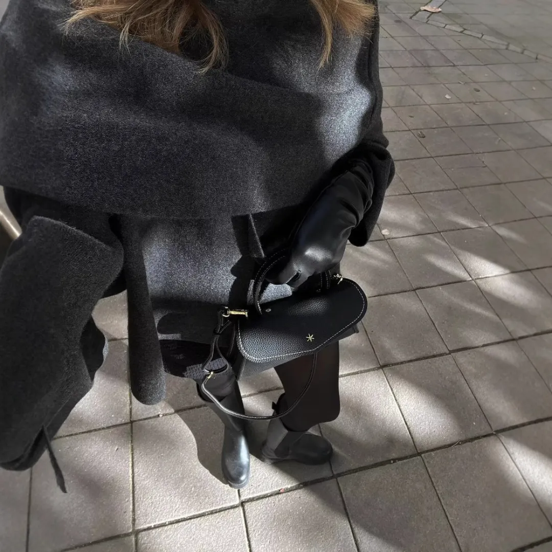 Avery™ - Elegant Luxe Cape Coat