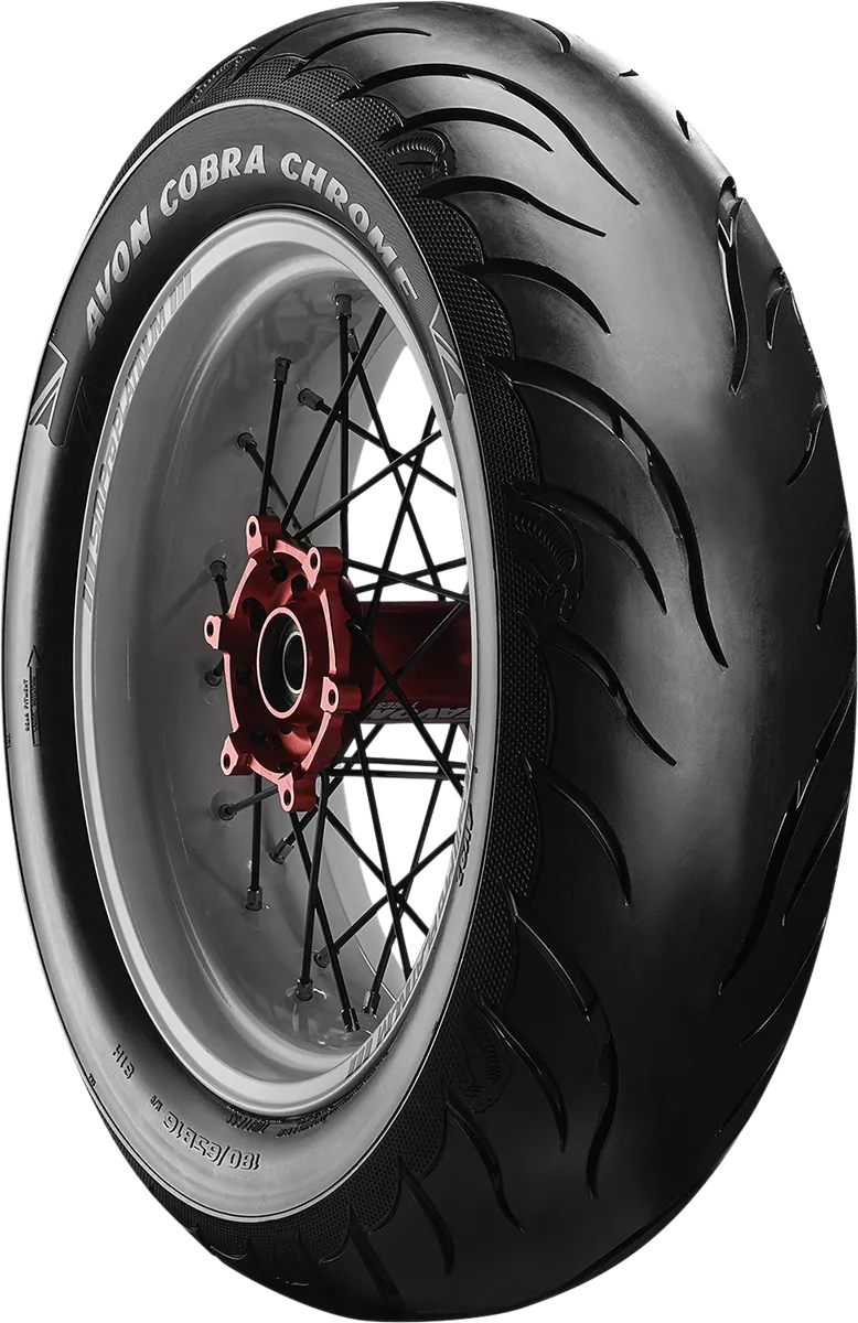 Avon Tyres 4120019 Avon AV92 Cobra Chrome 150/80R16 Rear Tire 71V