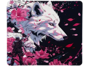 AzpectCustomz Sakura Wolf Infinity v2 XL Hybrid Mousepad - 19"x16.5"