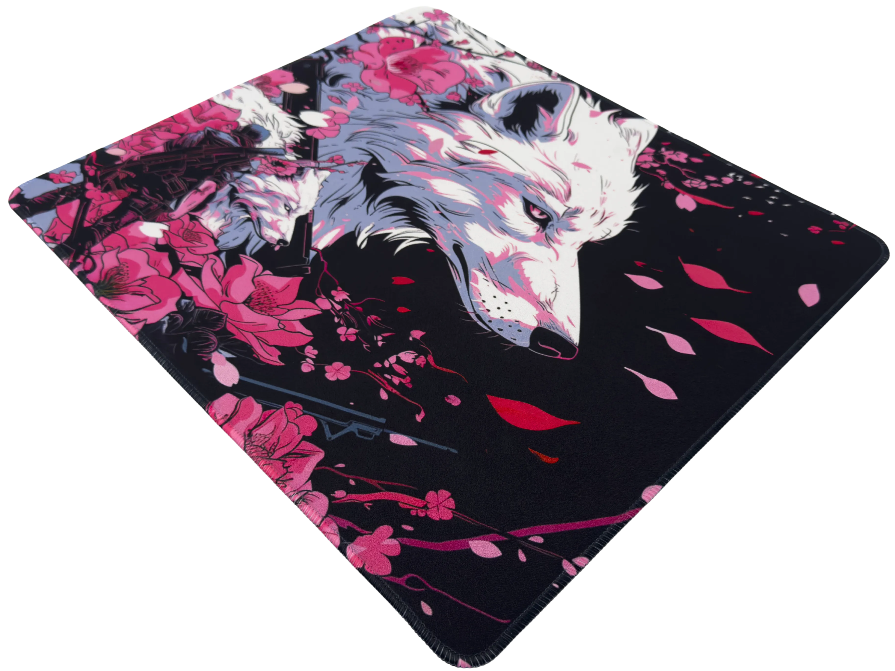 AzpectCustomz Sakura Wolf Infinity v2 XL Hybrid Mousepad - 19"x16.5"