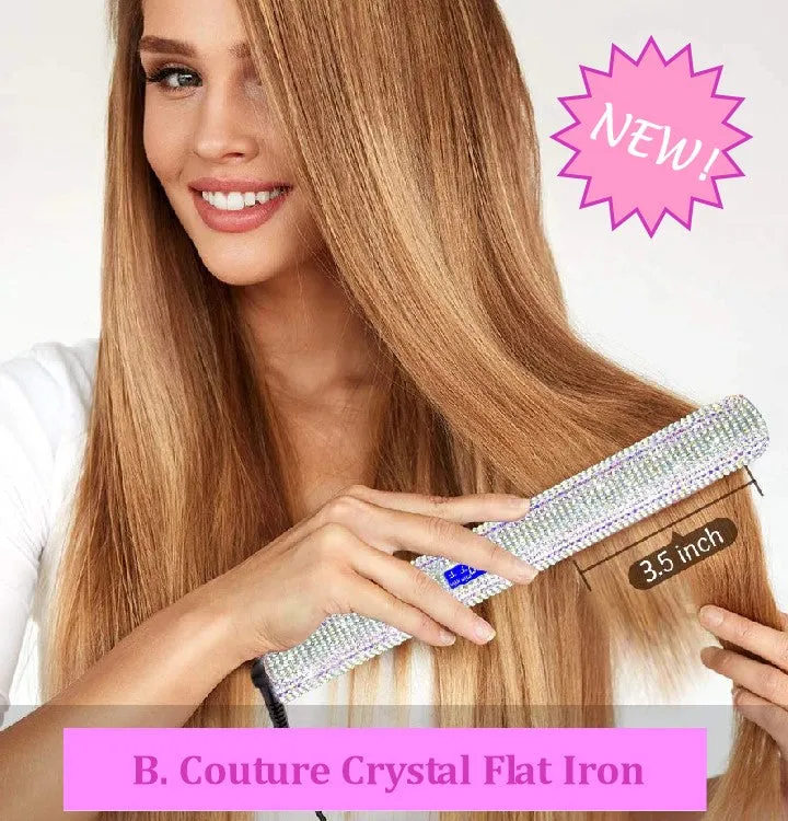 B. Couture Crystal Ceramic Titanium Flat Iron