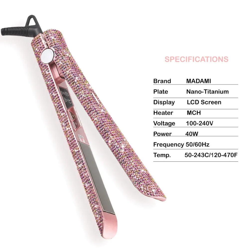B. Couture Crystal Ceramic Titanium Flat Iron