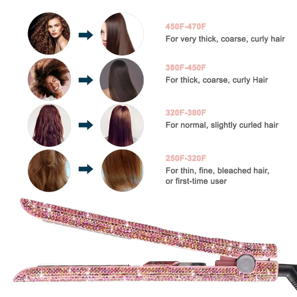 B. Couture Crystal Ceramic Titanium Flat Iron