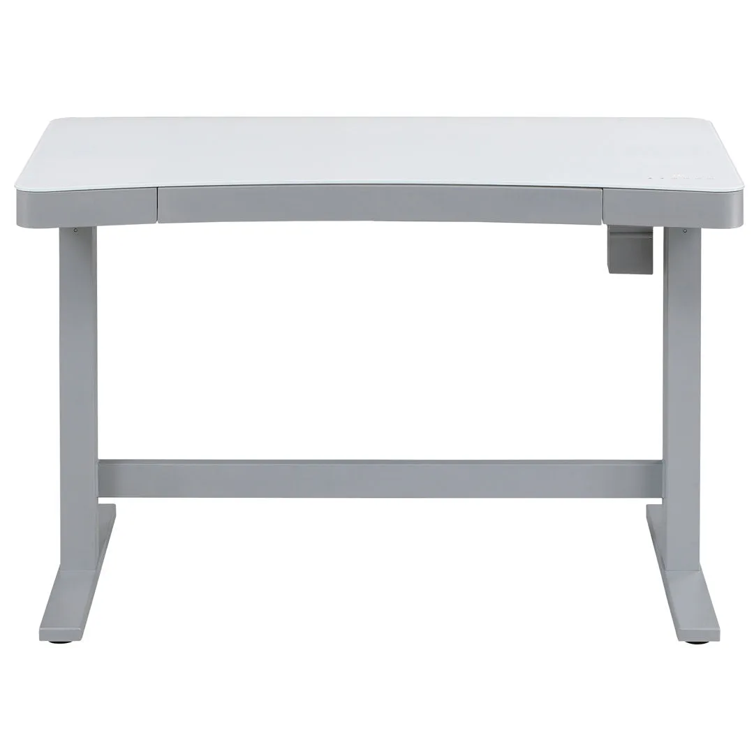 Babin Height Adjustable Standing Desk Upper Square™ Color: Snow