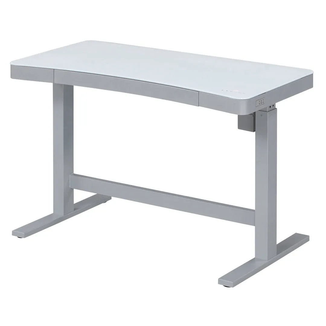 Babin Height Adjustable Standing Desk Upper Square™ Color: Snow