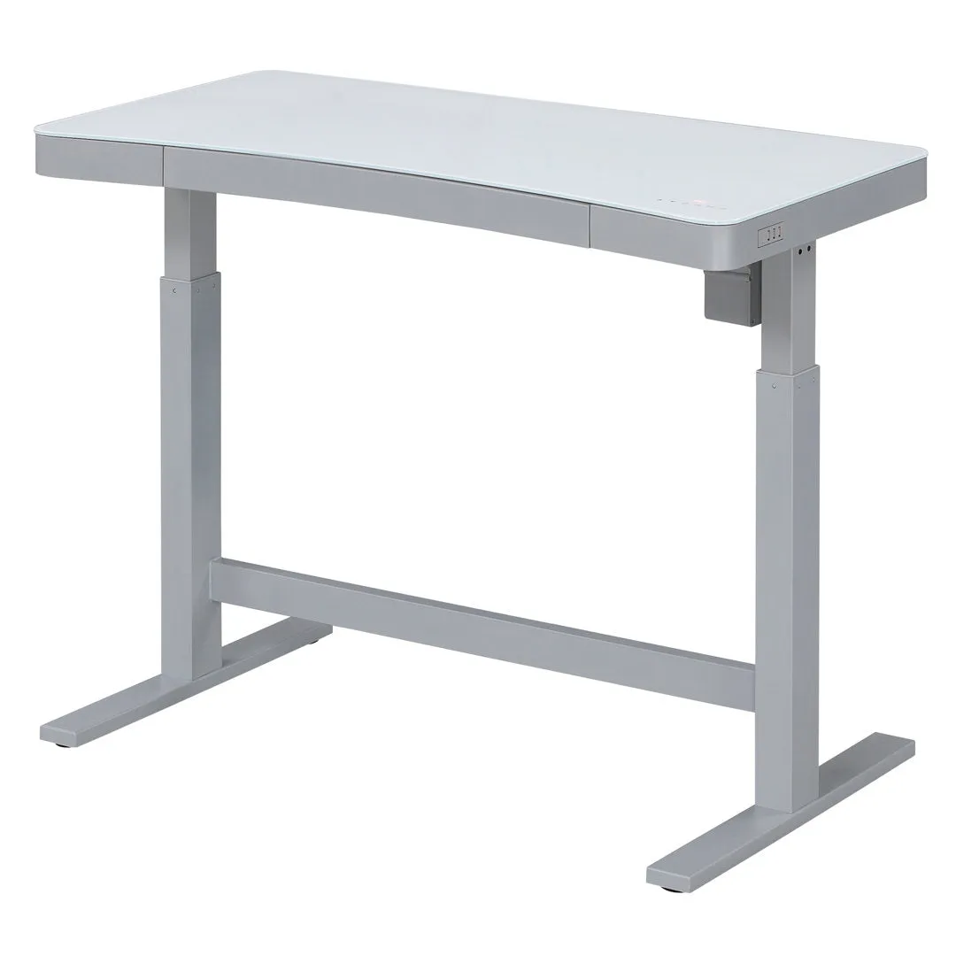 Babin Height Adjustable Standing Desk Upper Square™ Color: Snow