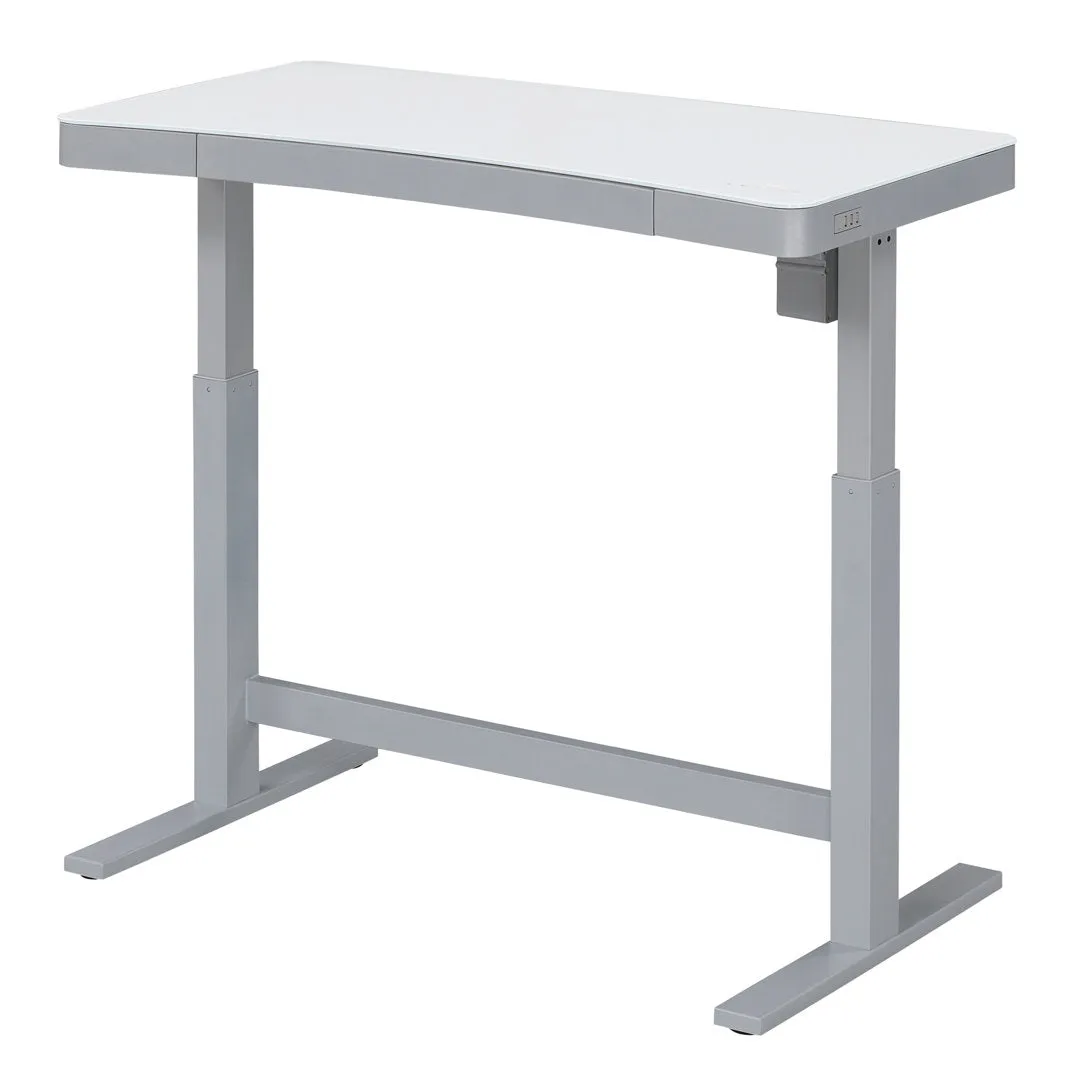 Babin Height Adjustable Standing Desk Upper Square™ Color: Snow
