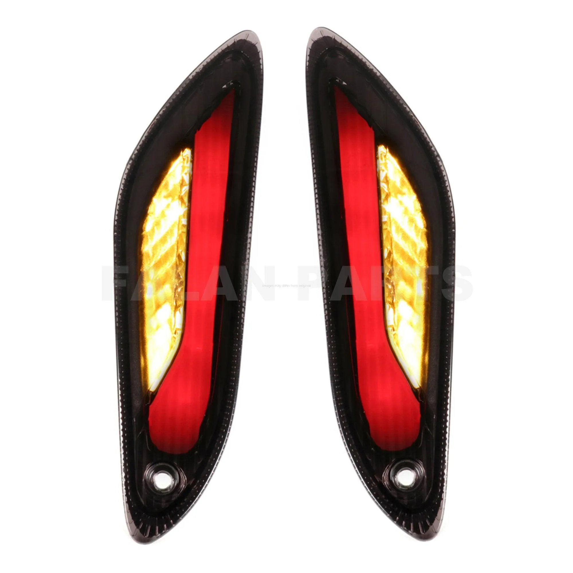 Back Turn Signals Indicator POWER1 Smoked  | Vespa Primavera / Sprint 50-150cc