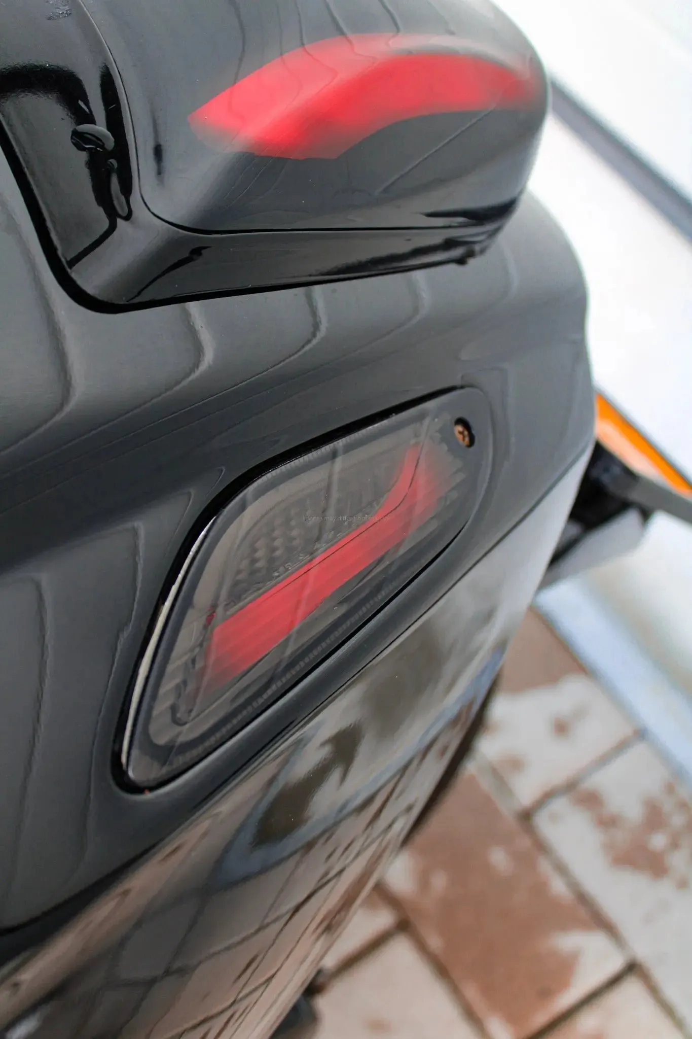 Back Turn Signals Indicator POWER1 Smoked  | Vespa Primavera / Sprint 50-150cc