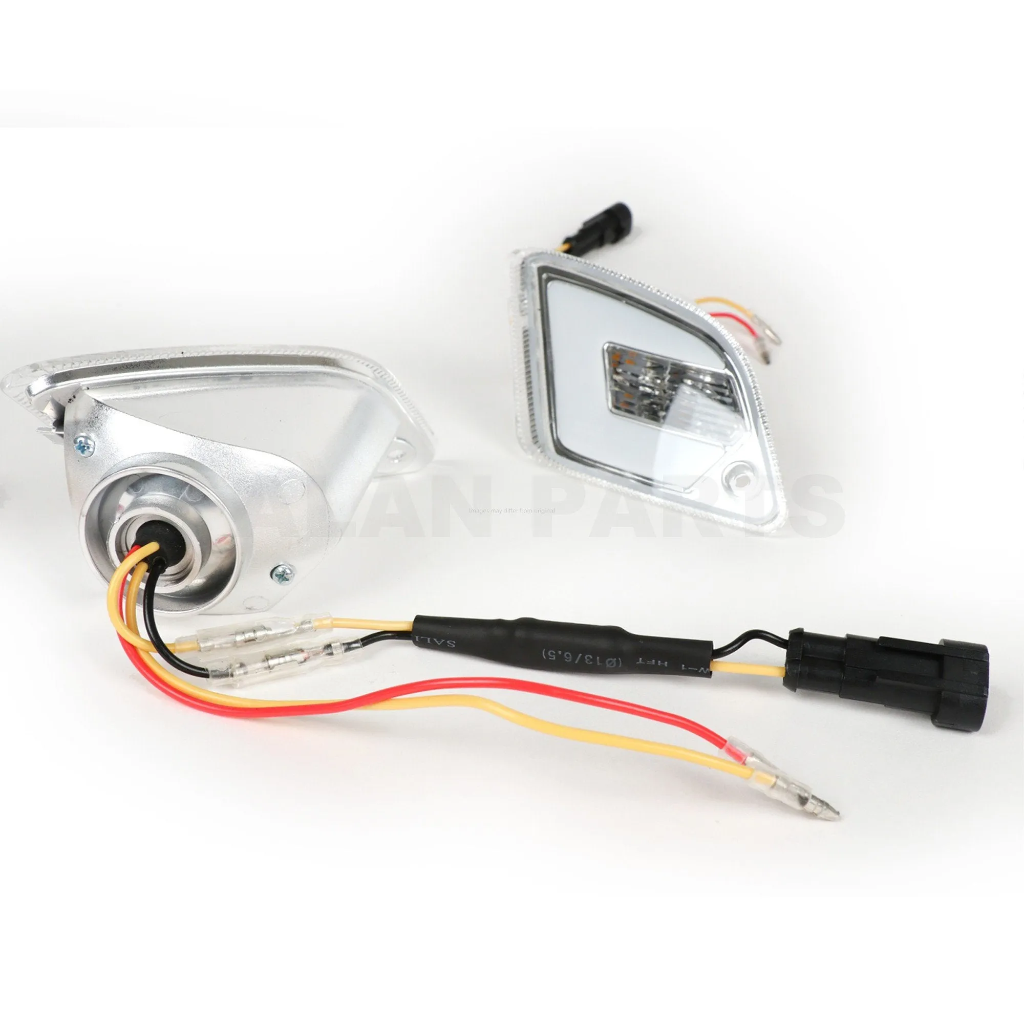 Backside Turn Signals Indicator POWER1 Clear | Vespa GTS Models 125-300cc (`03 - 22')