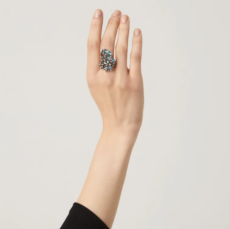 Bague Giovanni Raspini - Fireworks, Argent, Quartz (11663)