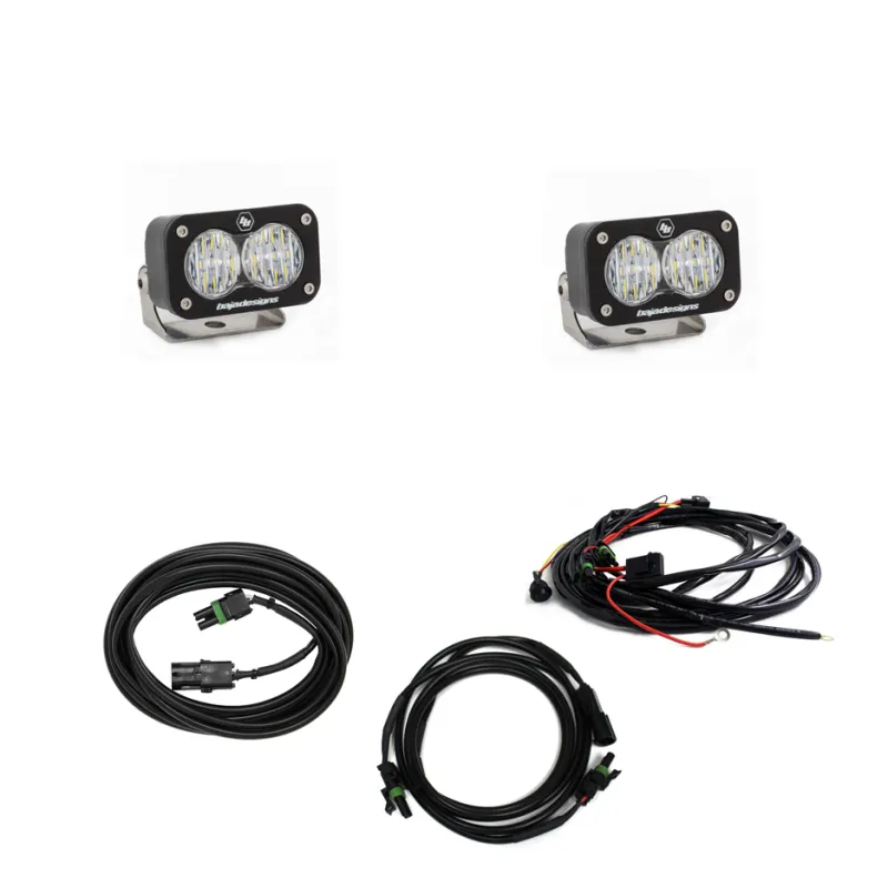 Baja Designs 2018  Jeep JL LED Light Kit Reverse Kit Dual S2 Sport w/C Wrangler JL