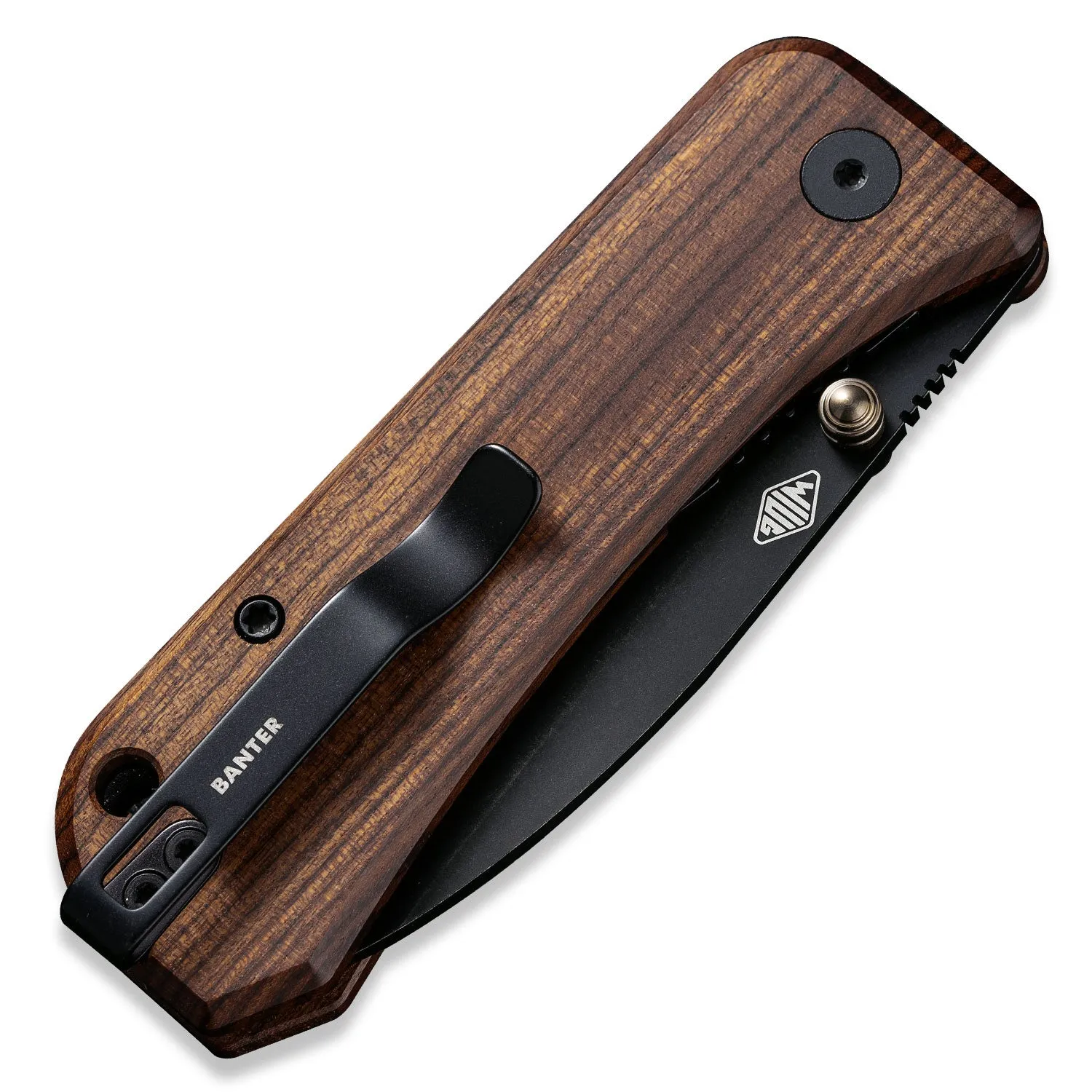 Banter Pocket Knife - Guibourtia Wood - S35VN