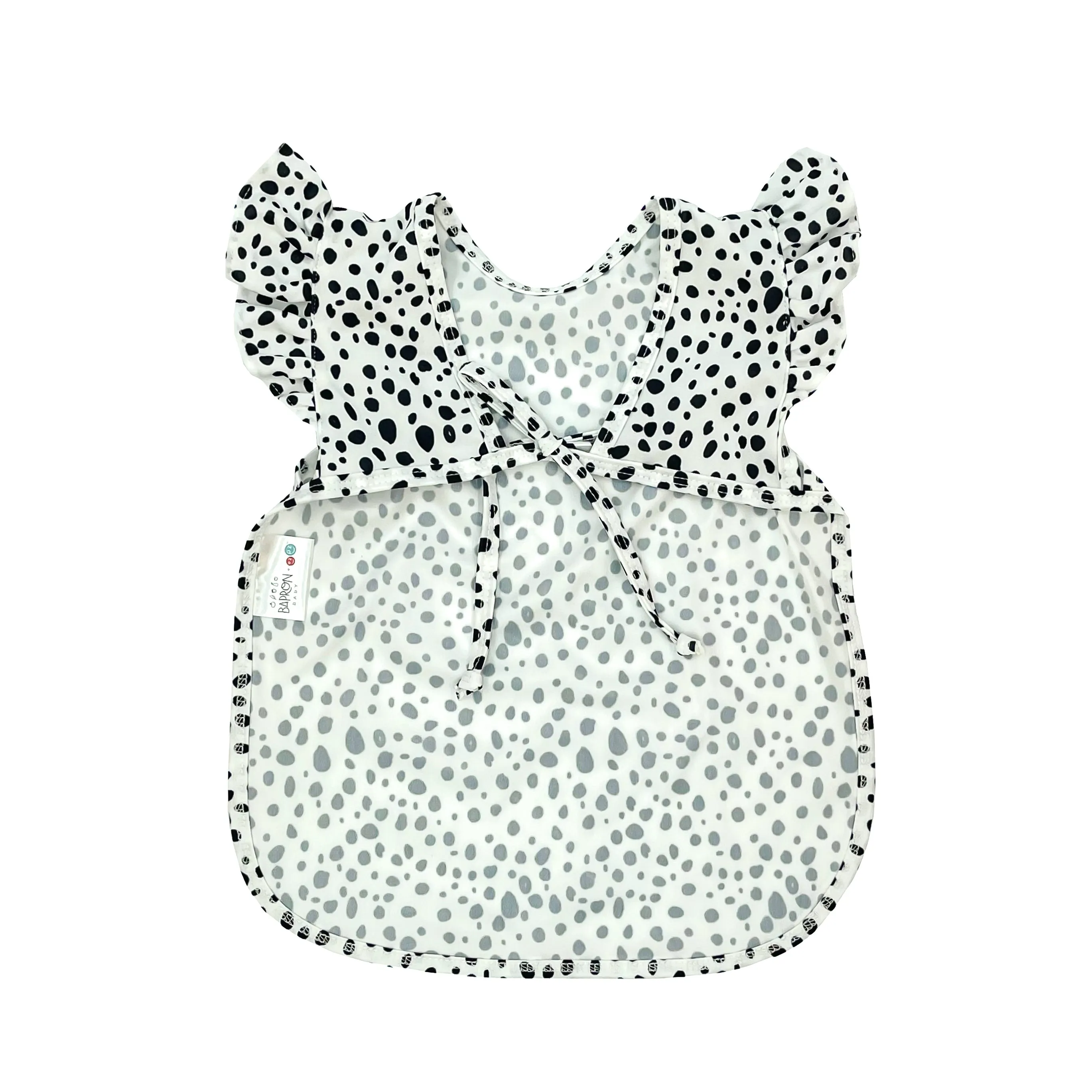 BapronBaby - Organic Dot Toddler Flutter Bapron